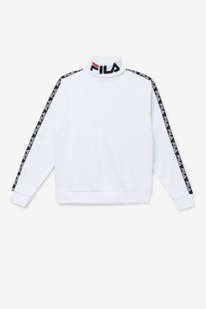 FILA Drey Turtleneck Tracksuits White,Mens Clothing | CA.HMWPGJ524